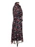 DKNY 100% Polyester Floral Blue Casual Dress Size 4 - photo 4