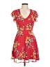 Trixxi 100% Polyester Floral Red Cocktail Dress Size M - photo 1