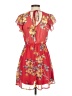 Trixxi 100% Polyester Floral Red Cocktail Dress Size M - photo 2