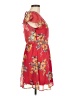 Trixxi 100% Polyester Floral Red Cocktail Dress Size M - photo 4