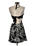 Shein 100% Polyester Tropical Black Cocktail Dress Size XS - photo 2