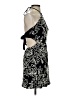Shein 100% Polyester Tropical Black Cocktail Dress Size XS - photo 4