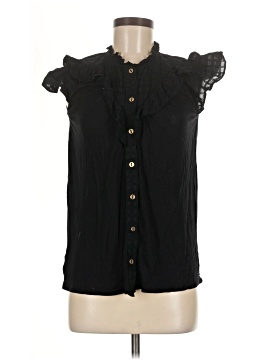 Ann Taylor Loft Sleeveless Button Down Shirt