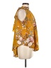 Shein 100% Polyester Yellow Sleeveless Blouse Size M - photo 4