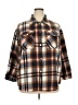 Unbranded Plaid Brown Fleece Size 4X - photo 1