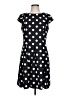 AB Studio Polka Dots Black Casual Dress Size 12 - photo 1