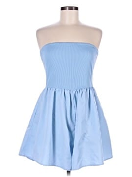 blue wave dress Rareism Women's Calia Blue Cotton Fabric Regular EMBROIDERED YARNDYED  COTTON DRESS main image 0