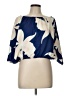 Shein Blue 3/4 Sleeve Blouse Size 12 - photo 1