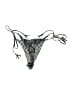 Zaful Paisley Gray Swimsuit Bottoms Size L - photo 2