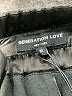 Generation Love 100% Polyurethane Metallic Black Shorts Size M - photo 3