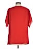 Banana Republic 100% Polyester Red Short Sleeve Blouse Size M - photo 2