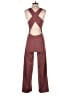 Joe & Elle Solid Burgundy Jumpsuit Size M - photo 2