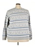 Blair Print Blue Pullover Sweater Size 3X - photo 1