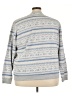 Blair Print Blue Pullover Sweater Size 3X - photo 2