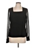 Maurices Black Long Sleeve Blouse Size L - photo 1
