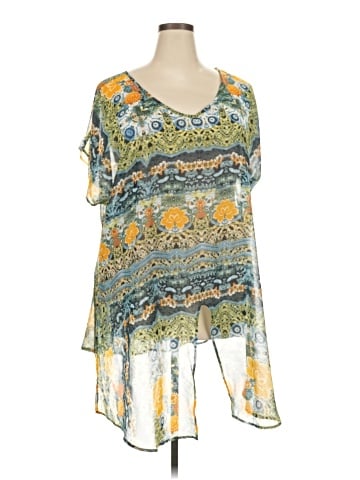 One World Short Sleeve Blouse (view 1)