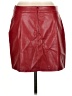 Lulus Red Faux Leather Skirt Size M - photo 2
