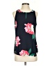 Van Heusen 100% Polyester Black Blue Sleeveless Blouse Size S - photo 1