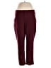 Chico's Solid Burgundy Active Pants Size M - photo 1