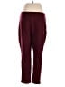 Chico's Solid Burgundy Active Pants Size M - photo 2