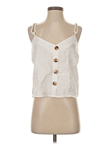 Studio F Sleeveless Button-Down Shirt (view 1)