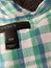 J.Crew Checkered-gingham Green Long Sleeve Blouse Size 10 (tall) - photo 7