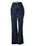 Old Navy Chevron-herringbone Blue Jeans Size 6 - photo 1