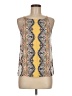 verse 100% Rayon Yellow Sleeveless Blouse Size M - photo 1