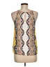 verse 100% Rayon Yellow Sleeveless Blouse Size M - photo 2