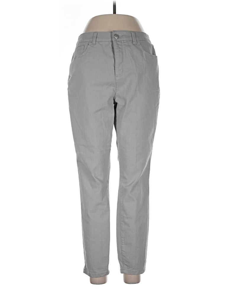 Pre-owned Christopher & Banks Jeggings In Gray