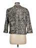 Apt. 9 100% Nylon Metallic Silver Blazer Size M - photo 2