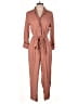 ASOS 100% Viscose Solid Brown Jumpsuit Size 4 - photo 1