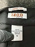 IZOD 100% Polyester Solid Black Board Shorts Size 12 - photo 3