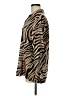 Haver 100% Polyester Animal Print Tan Long Sleeve Blouse Size M - photo 5