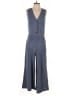 Lush Solid Blue Jumpsuit Size S - photo 1