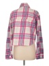 Kut from the Kloth Plaid Pink Jacket Size L - photo 2