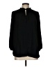 Carolina Belle 100% Polyester Black 3/4 Sleeve Blouse Size L - photo 1