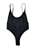 Unbranded Solid Black One Piece Swimsuit Size S (estimated) - photo 2