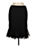 JS Collections Solid Black Casual Skirt Size 8 - photo 1