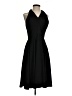 Halston Heritage Solid Black Cocktail Dress Size 2 - photo 1