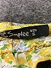 Simplee Yellow Sleeveless Blouse Size S - photo 7