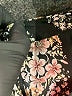 Unbranded Floral Black Long Sleeve Blouse Size M - photo 7
