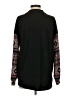 Lovely J Black Long Sleeve Button-Down Shirt Size S - photo 2