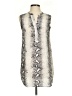 Acrobat 100% Silk Silver Sleeveless Silk Top Size S - photo 1