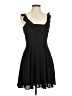 Express 100% Polyester Solid Black Cocktail Dress Size 8 - photo 1
