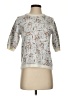 Tahari Paisley Silver Sweatshirt Size S - photo 1
