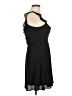 Express 100% Polyester Solid Black Cocktail Dress Size 8 - photo 4