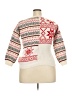 Holiday Time 100% Polyester White Pullover Sweater Size 18 - photo 2