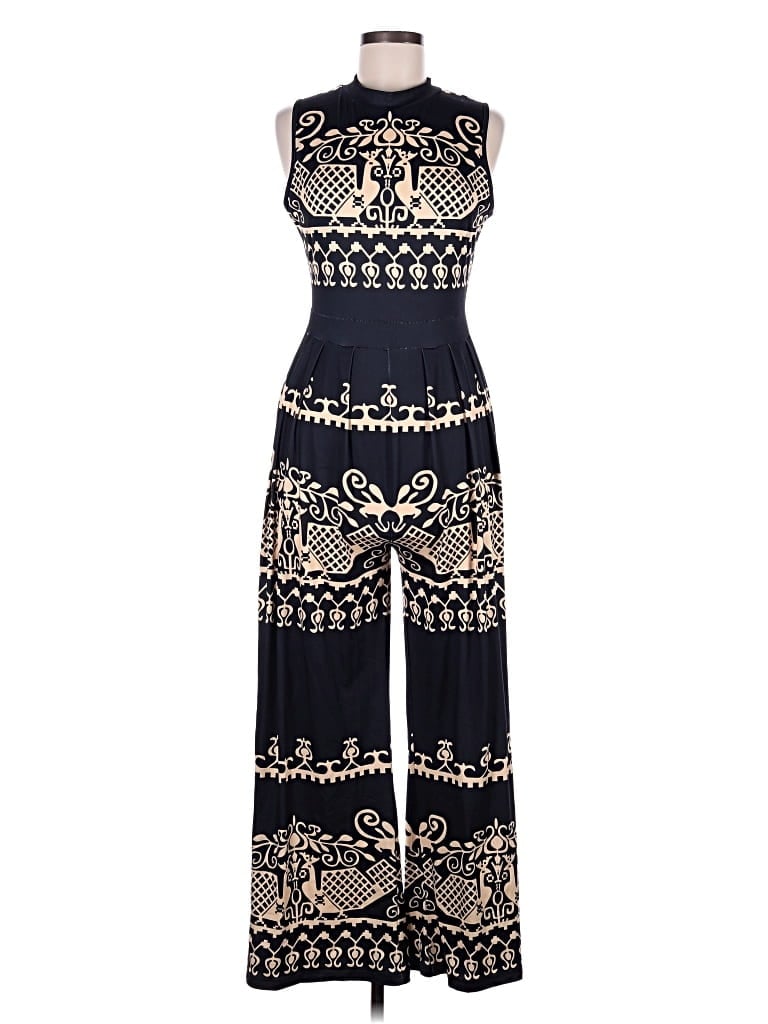 Pre-owned Unbranded Jumpsuit In Gold