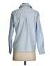 Sioni 100% Polyester Stripes Blue Long Sleeve Blouse Size S - photo 2